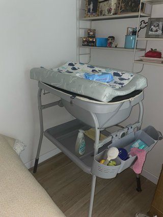 Bañera con Cambiador para Bebé