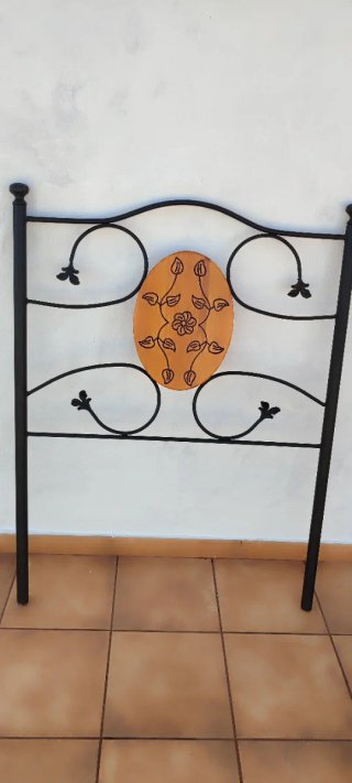 Cabecero de Forja para Cama Individual