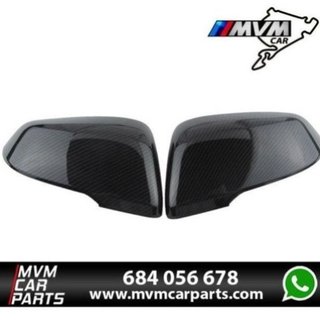 Carcasas de espejo look fibra de Carbono para BMW