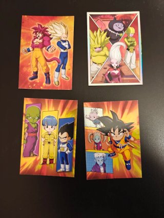 4 Cartas Dragon Ball Daima Edición Limitada