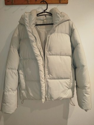 Chaqueta Acolchada Beige Talla M