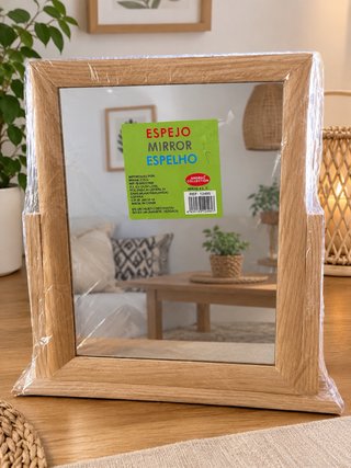 Specchio da Terra con Cornice in Legno