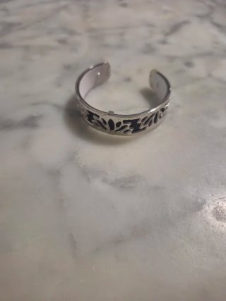 Pulsera rígida abierta plateada - Les Georgettes