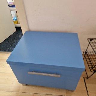 Mueble de lavabo azul