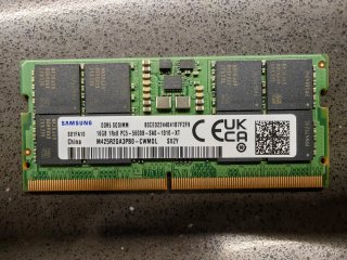Memoria RAM Samsung 16GB DDR5 5600 SODIMM