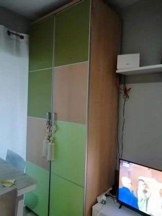 Armario a medida bicolor