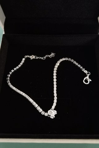 Pulsera Pandora tenis plata brillante