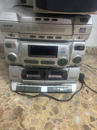 Minicadena Silvano con Cargador de 3 CDs