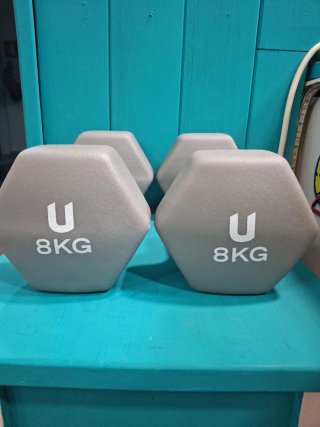 Par de Pesas de 8kg NUEVAS