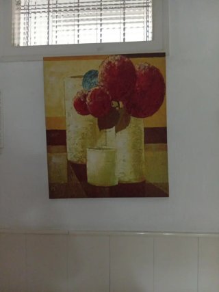 Cuadro decorativo con flores