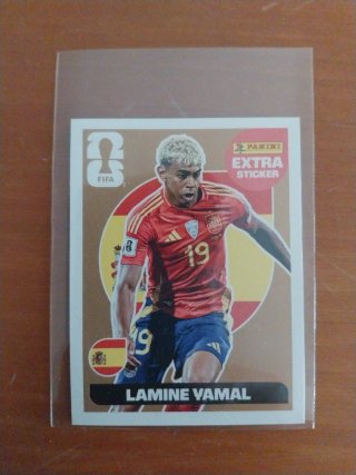 Cromo Extra Panini Lamine Yamal Mundial