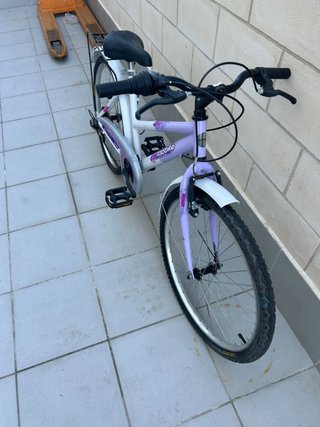 Bicicleta con cambios manuales