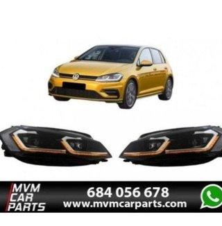 Faros delanteros Led para VW Golf 7.5 Facelift con