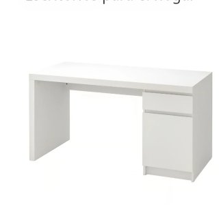 Escritorio Blanco Minimalista
