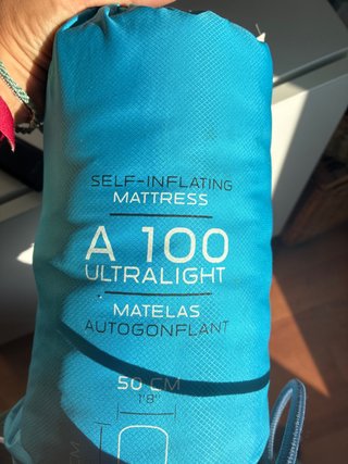 Colchón Autoinflable A 100 Ultralight tengo dos