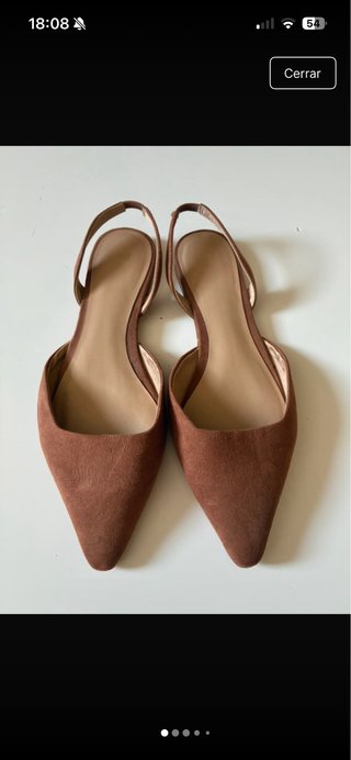 Zapatos Kitten Zara Marrones