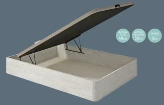 Canapé XL 135x200 madera 40 cm de altura