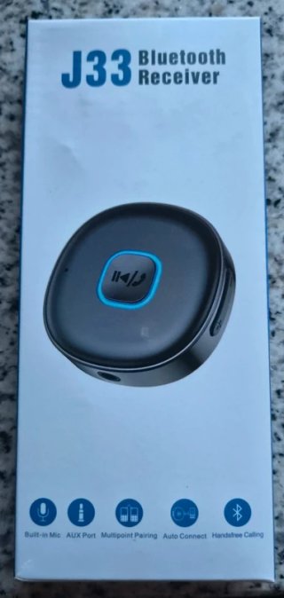 Receptor Bluetooth 5.0 Mohard J33 para Coche