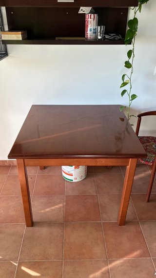 Mesa de Comedor Plegable de Madera