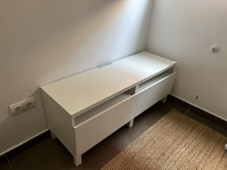 Mueble TV IKEA BESTÅ Blanco 120 cm