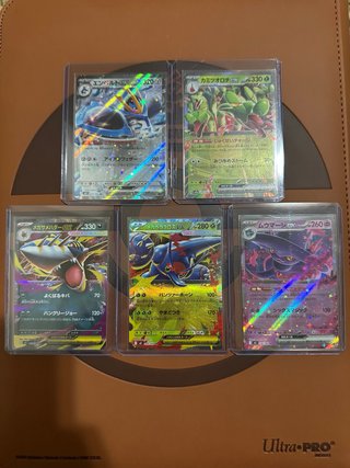 Set de 5 Cartas Pokémon ex