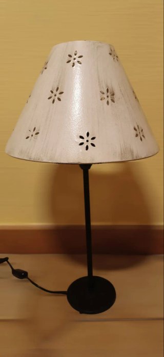 Lámpara de mesa metálica 42 cm