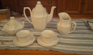 Juego de café La Cartuja de Sevilla