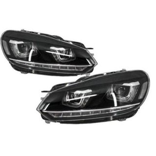 Faros delanteros Volkswagen Golf VI 6 Led Black ed