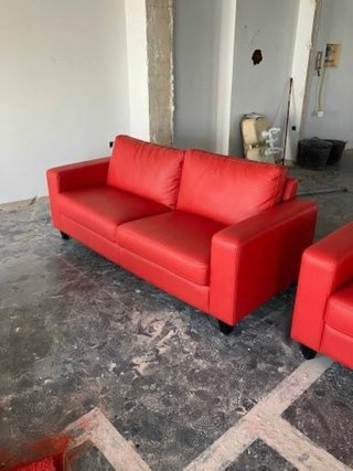 Pack de 2 Sofás Rojos