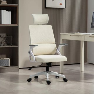 Silla de Oficina Ergonómica Beige