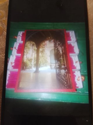Caja de cerillas con postal