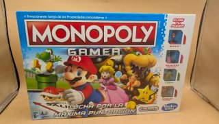 MONOPOLY GAMER NINTENDO SUPER MARIO HASBRO NUEVO