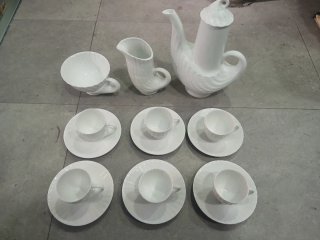 Juego de café Sargadelos modelo Concha