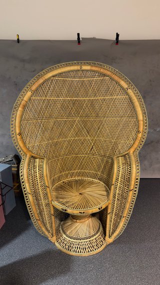 Sillón Emmanuelle de Mimbre Vintage