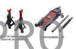 ¡ENVIO GRATIS¡ OFERTA GATO RUEDAS 2.5T + CABALLETE
