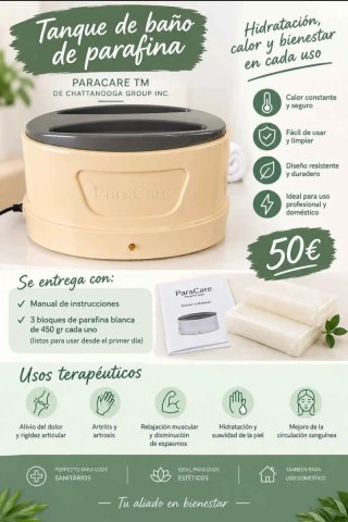TANQUE DE BAÑO DE PARAFINA PARACARE™