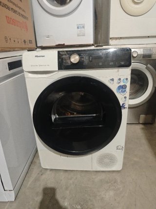 Secadora Hisense Blanca de bomba de calor