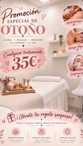Promoción de belleza y bienestar por solo 35 €