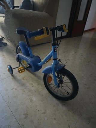 Bicicleta Infantil Btwin con Ruedines