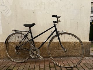 Bicicleta de Paseo Clásica Negra