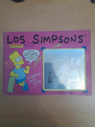Álbum Los Simpsons Panini 1991