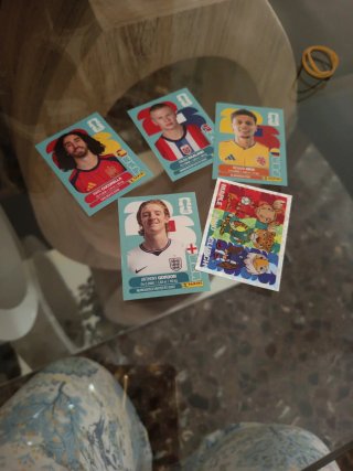 Lote de 5 Cromos Panini Mundial