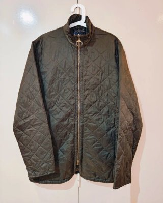 Chaqueta Acolchada Barbour Verde Oliva original