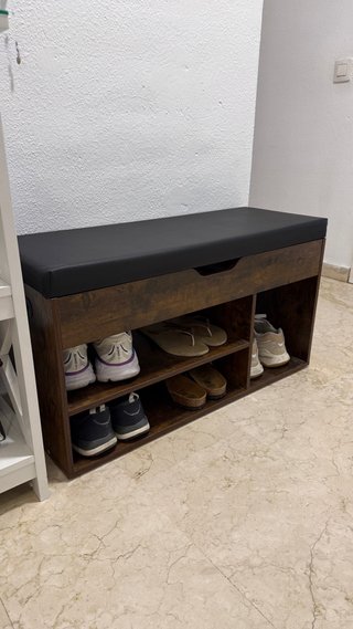 Banco Zapatero VASAGLE 80cm