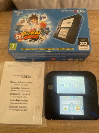 Nintendo 2DS Negra sin cargador no negociable