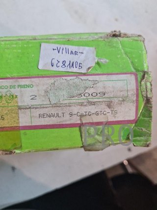 Discos de freno Renault 9