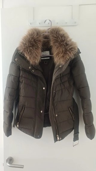Cazadora Acolchada Bershka Verde Talla XS
