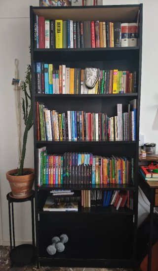 Librería Estantería Ikea Billy Negra