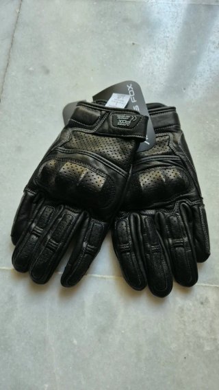 Guantes Moto Fox Piel Vacuno Talla L HOMOLOGADO CE