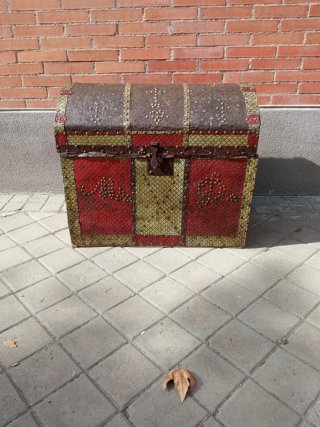 Baúl Antiguo Decorativo
